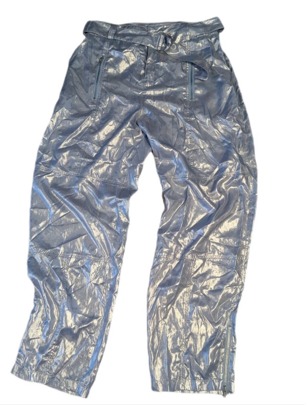 SAINT ART metallic Jogger Tapered Pant Size L NWT